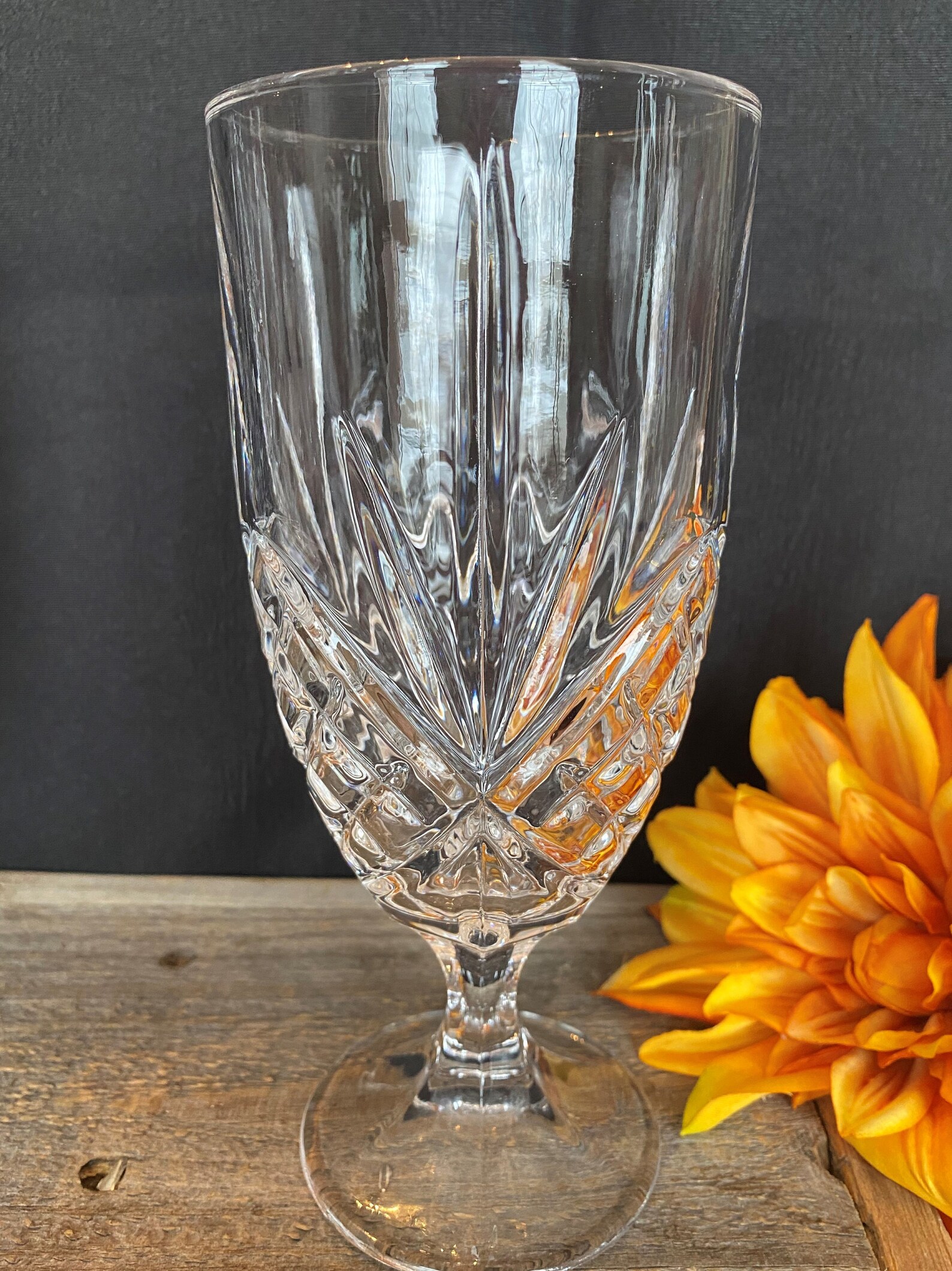 Godinger Shannon Crystal Dublin Ice Tea/Water Glasses 16 Etsy