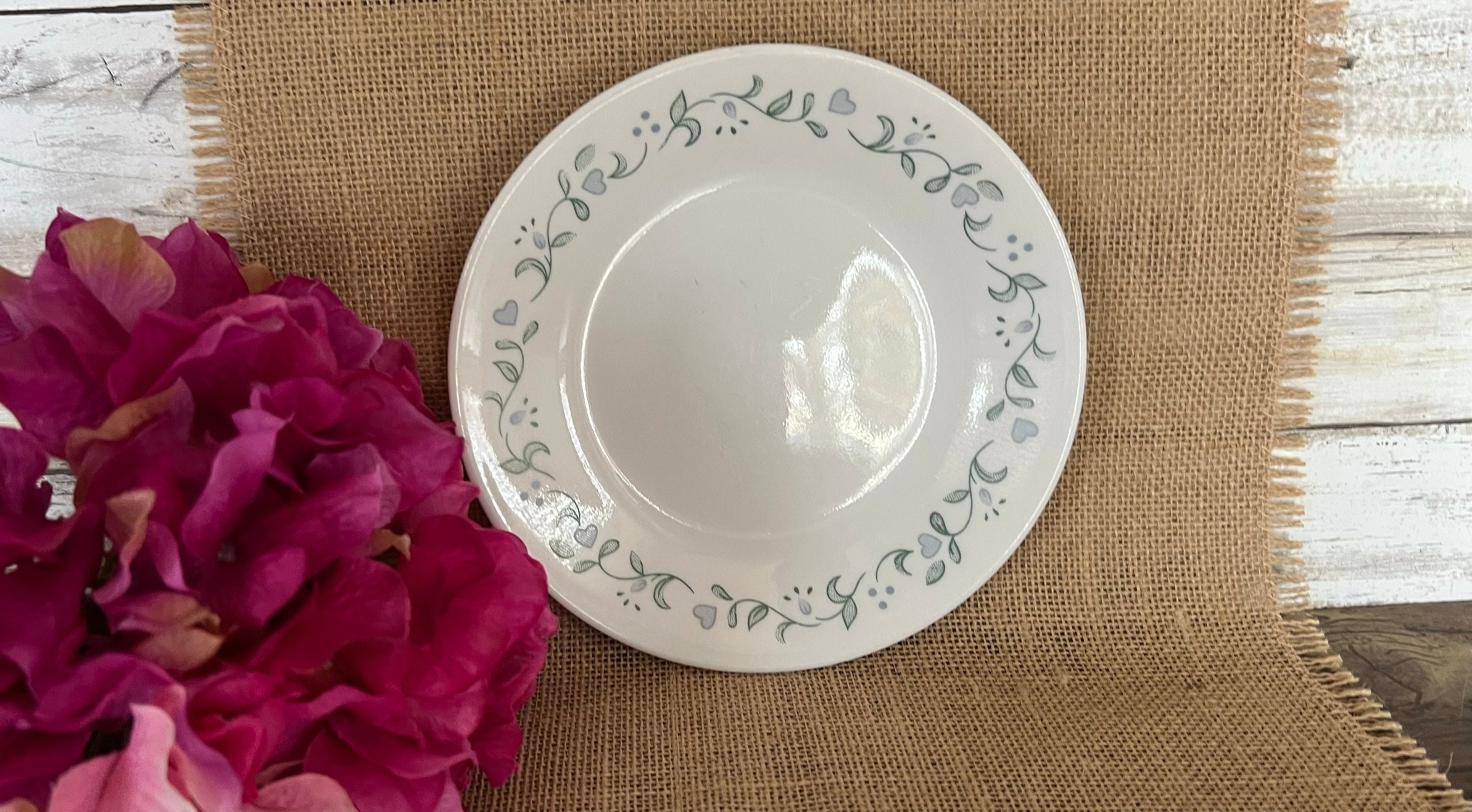 Corelle Country Cottage Pattern Bread/butter Plate - 6 3/4
