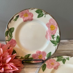 Vintage - Franciscan - Desert Rose - Salad Plate - Set of 2 - 7 5/8 &quot; - Made in England - Gorgeous!