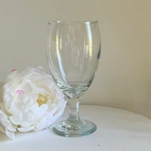 Libbey - Clear - Teardrop Water Goblet - 50 Available - Sold Individually