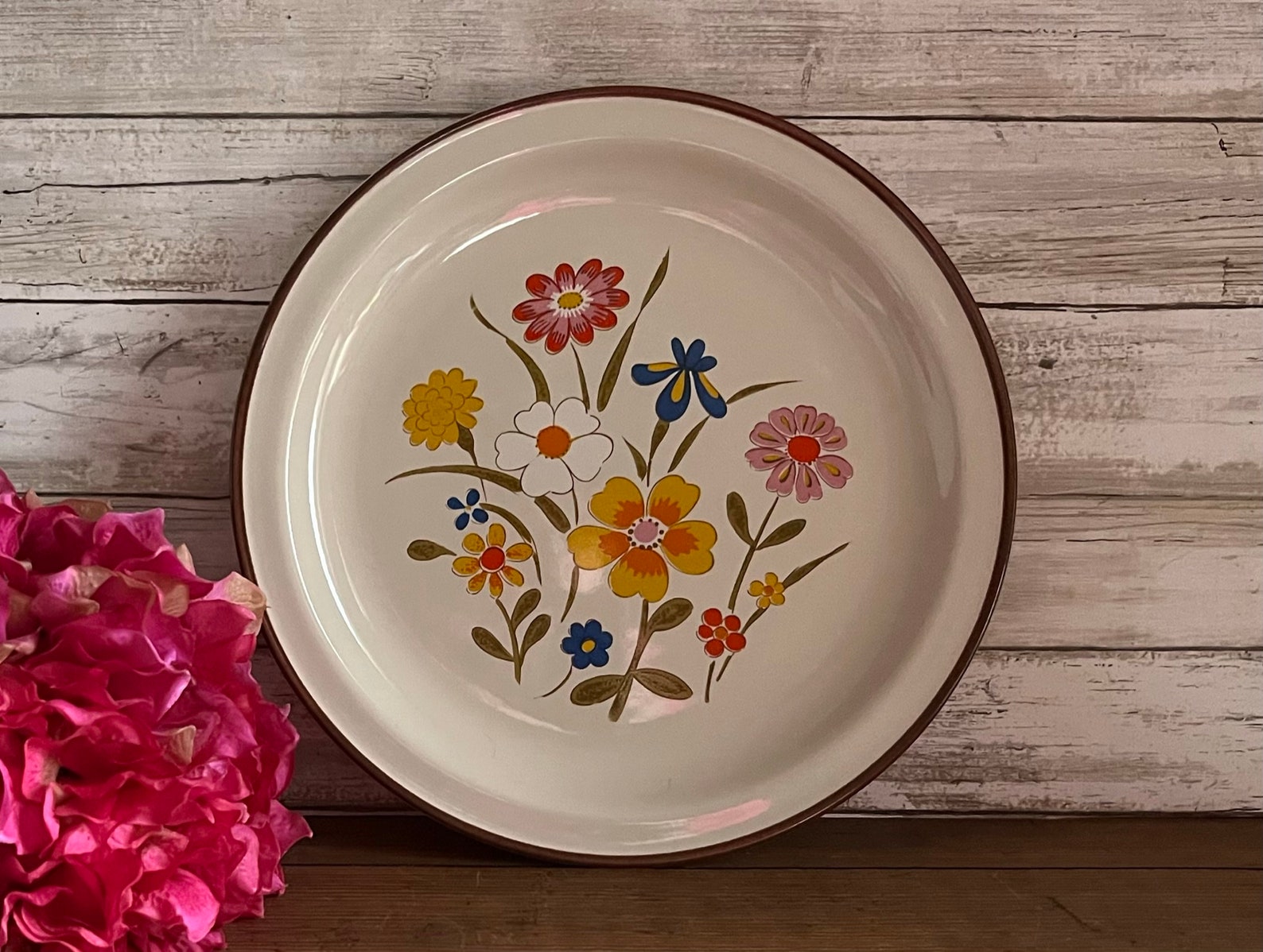 Kanney Stoneware Spring Flower Set of 4 Dinner Plates 10 Etsy