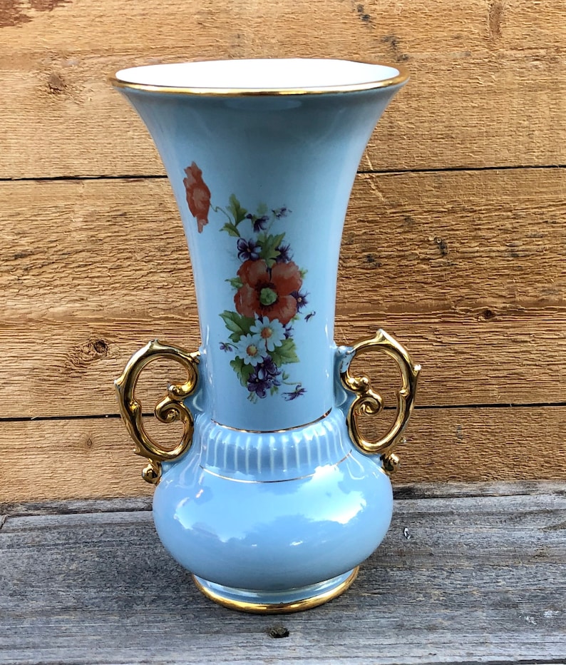 Vintage Abingdon USA Pottery Vase 520 Etsy