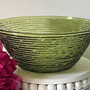 Anchor Hocking - Soreno vert avocat - Bol de service à salade/fruits/dessert/frites 20 cm Soreno vert avocat