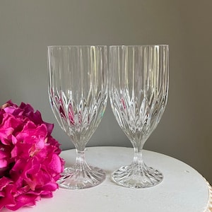 Park Lane Champagne Flutes by Mikasa, Pair - Ruby Lane