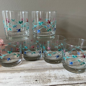 Savoir Vivre - Portofino Blue - Old Fashioned - Set of 6 - 3 1/2&quot; Tall - 8 oz.