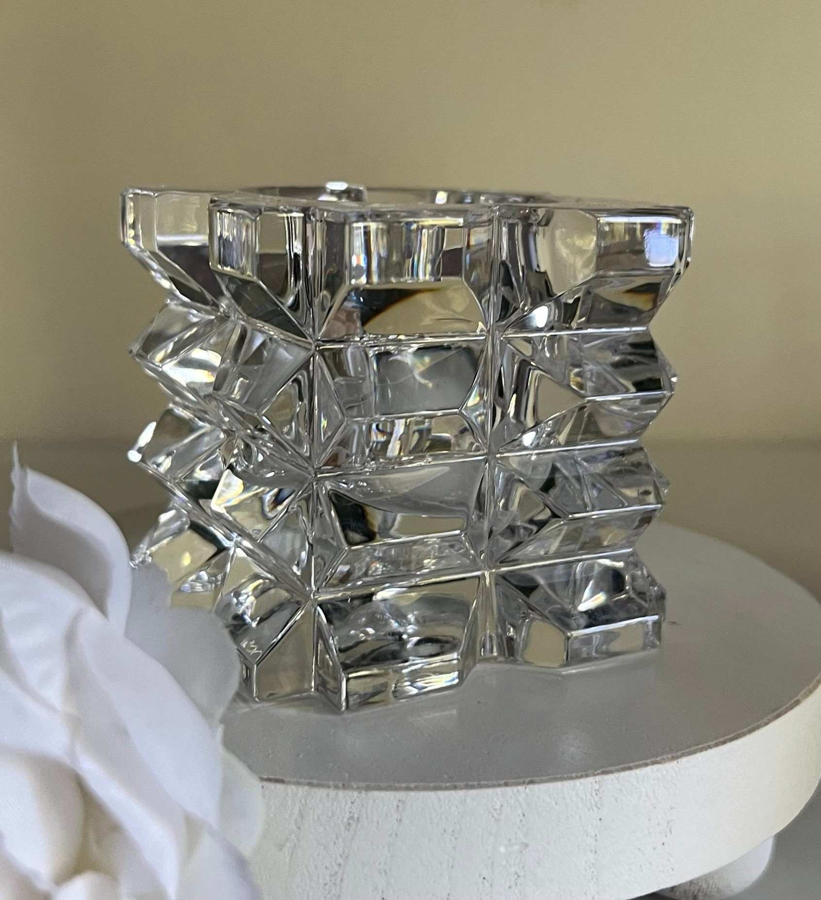 Mikasa - Skylight - Votive Candleholder - Square Shape - 2 3/4