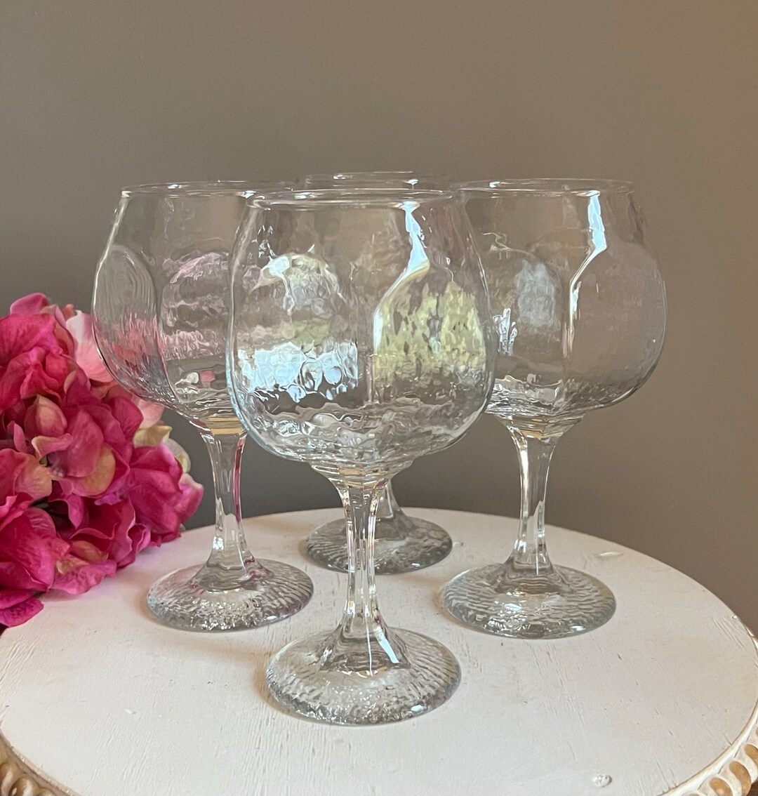 Libbey Chivalry Clear Hock Wine Glasses 6 Tall 12oz Set of 4 THREE Sets
