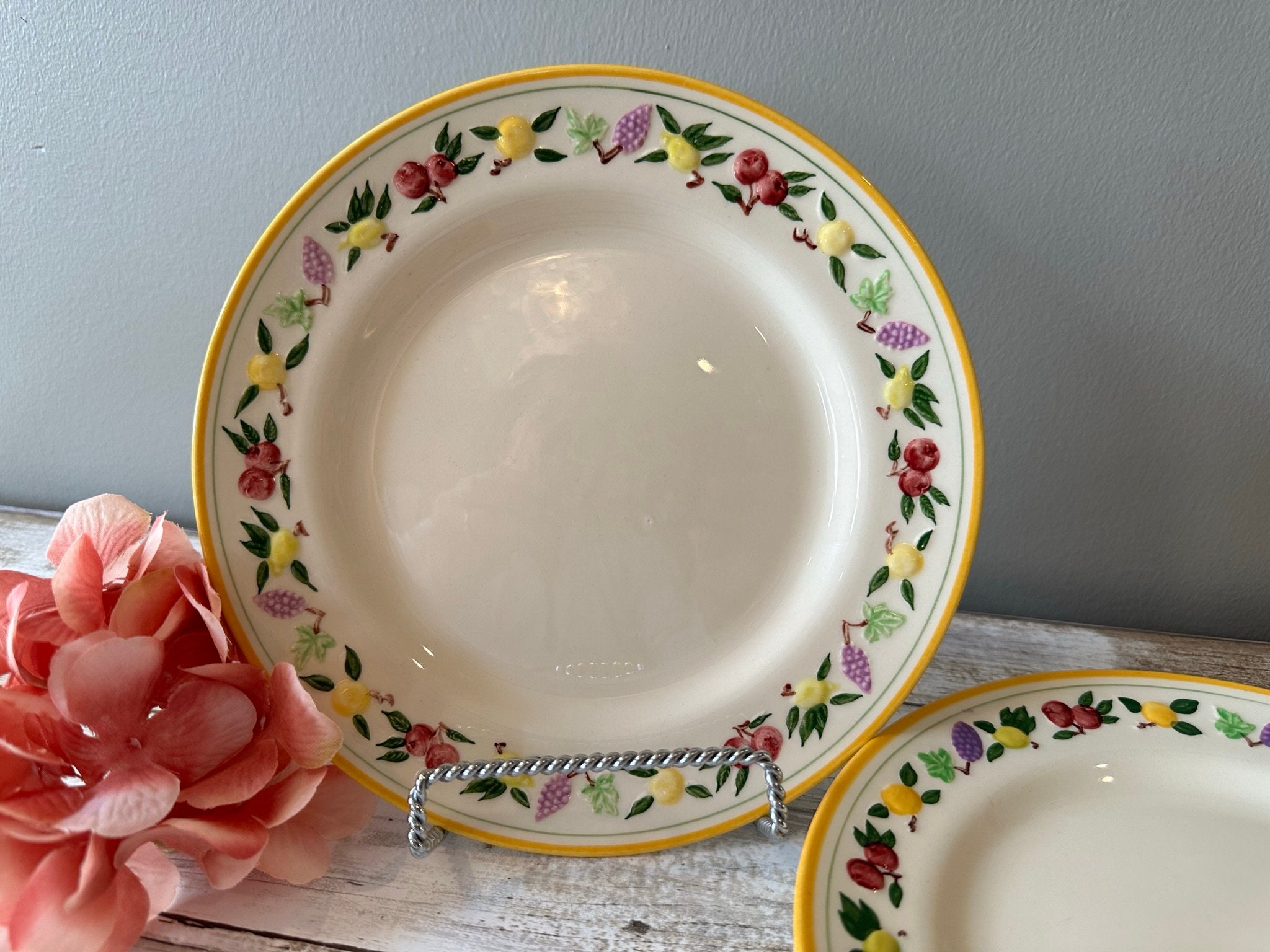 Vintage Franciscan Fruit (small Fruit) Salad Plate Set of