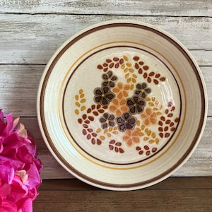 Franciscan Stoneware Toffee 8&quot; Salad Plates - Set of 6