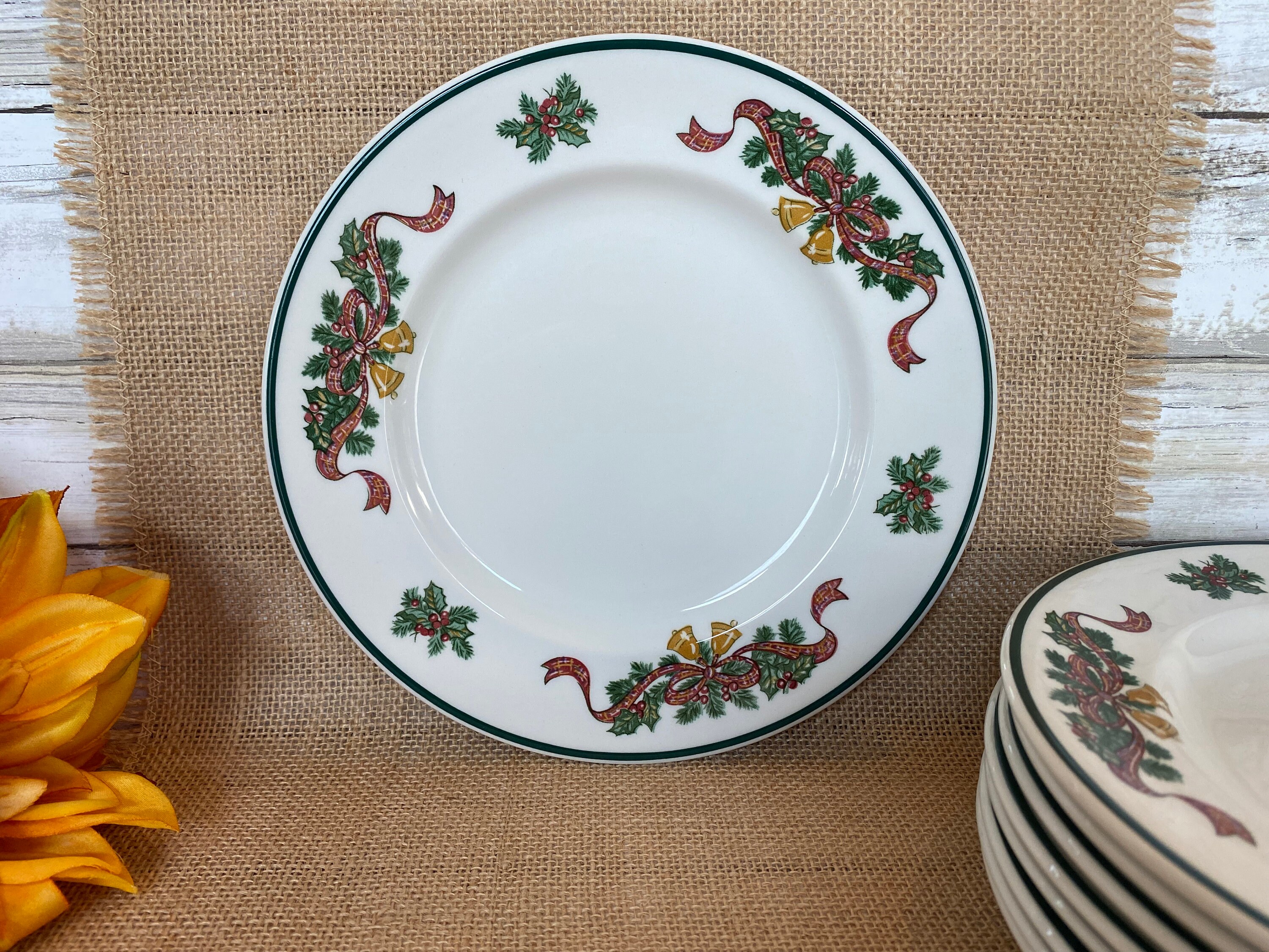 Johnson Brothers Victorian Christmas made in England Salad Plate Set of 2 4 Sets Avalable 7 3 4 Diameter Etsy