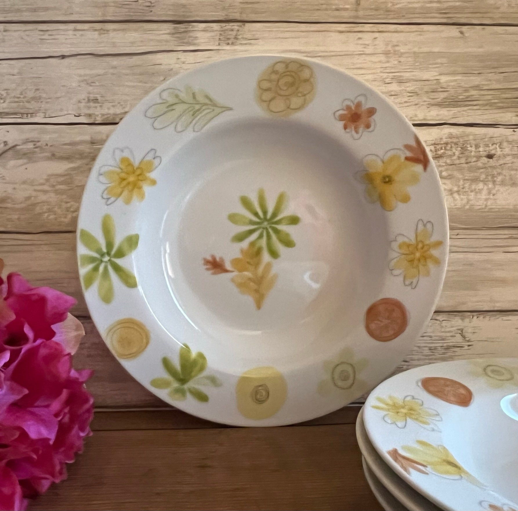 Crate Barrel Rim Soup Bowl CBL105 Set 0f 4 8 1 2 Diameter Etsy