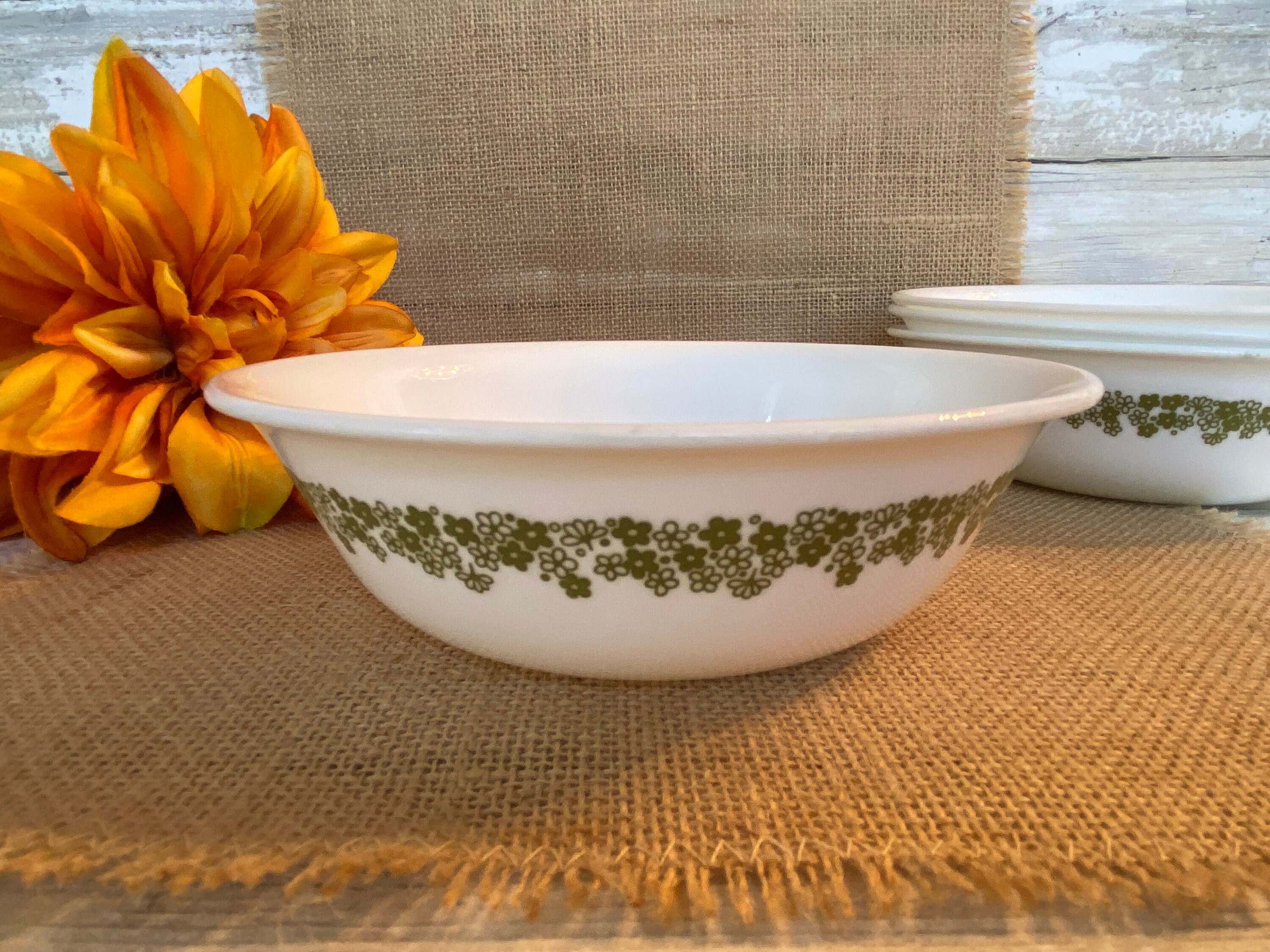 Corning Corelle "Spring Blossom" Coup Cereal Bowl 6 1/4" 