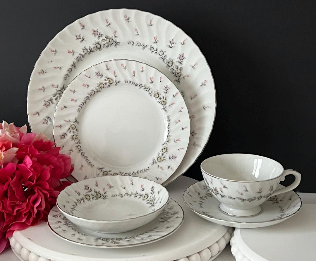 Style House Fine China - Picardy Platinum Replacement Pieces