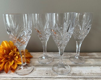 Godinger/Shannon "DUBLIN" Crystal - Wine/Water Goblets - Set of 4 - 2 Sets Available