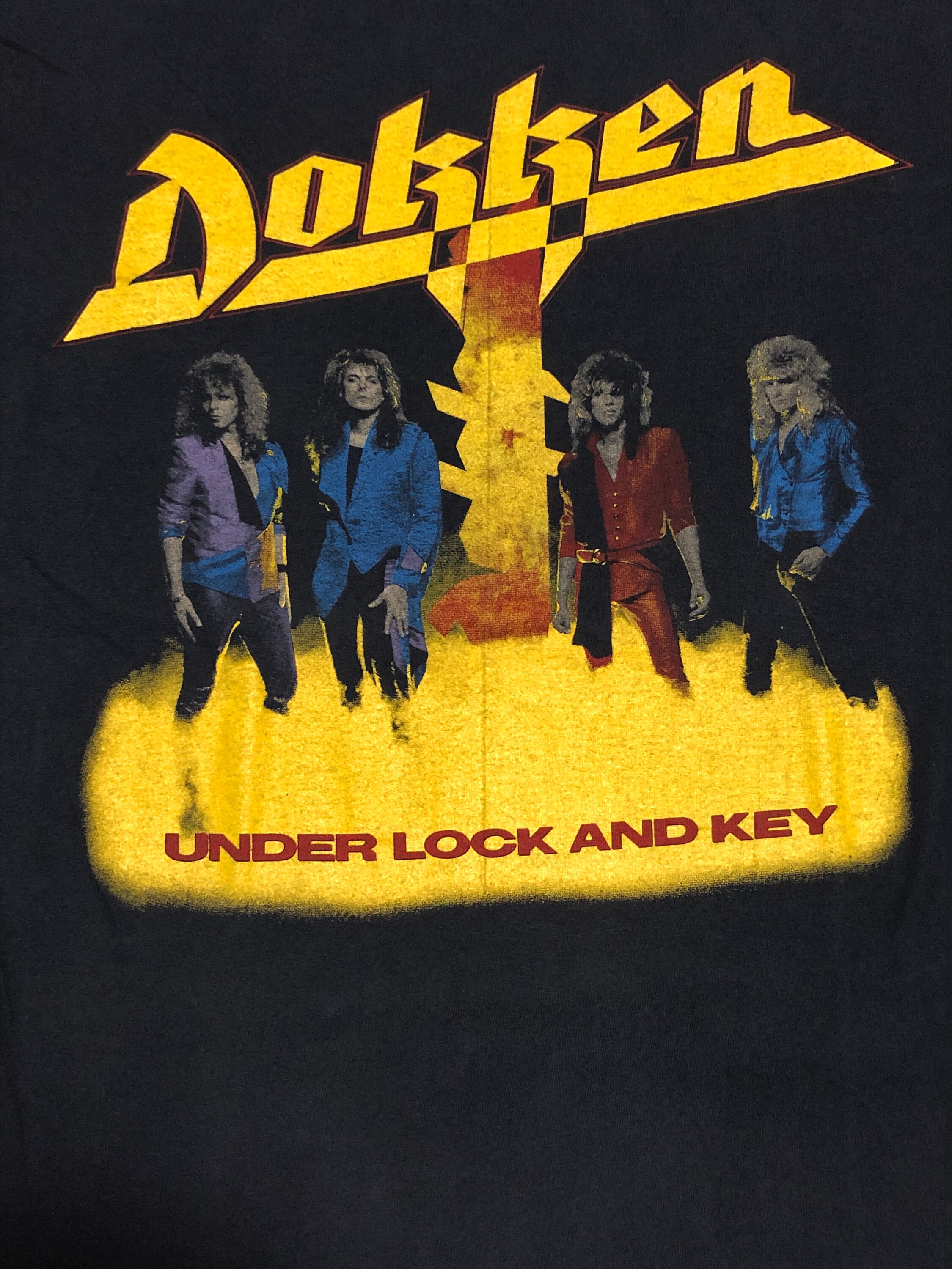 80's Dokken ツアーTシャツ　vintage Vintage Dokken Classic Rare - Tour 2021,george Lynch,glam