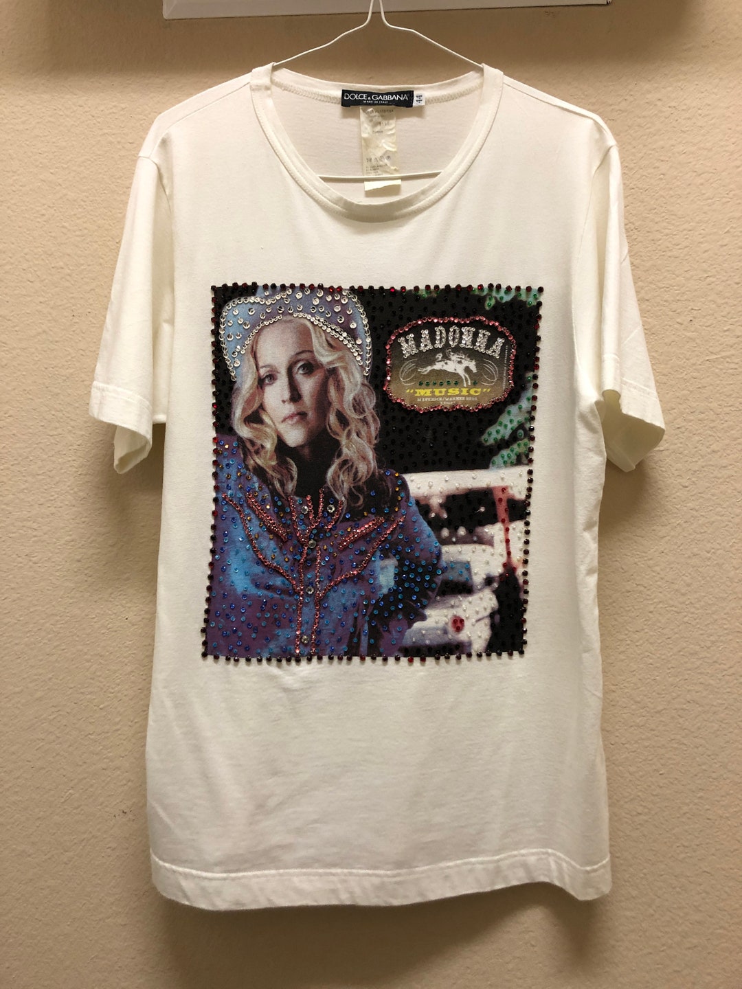 Dolce Gabbana Madonna Music T Shirt Y2K era Etsy Italia