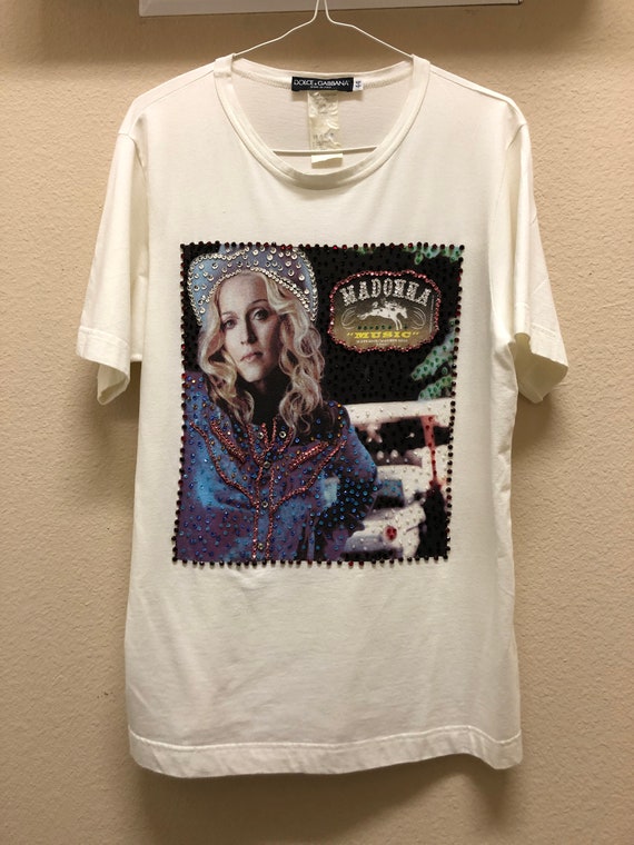 Dolce & Gabbana Madonna “Music” T-Shirt Y2K era