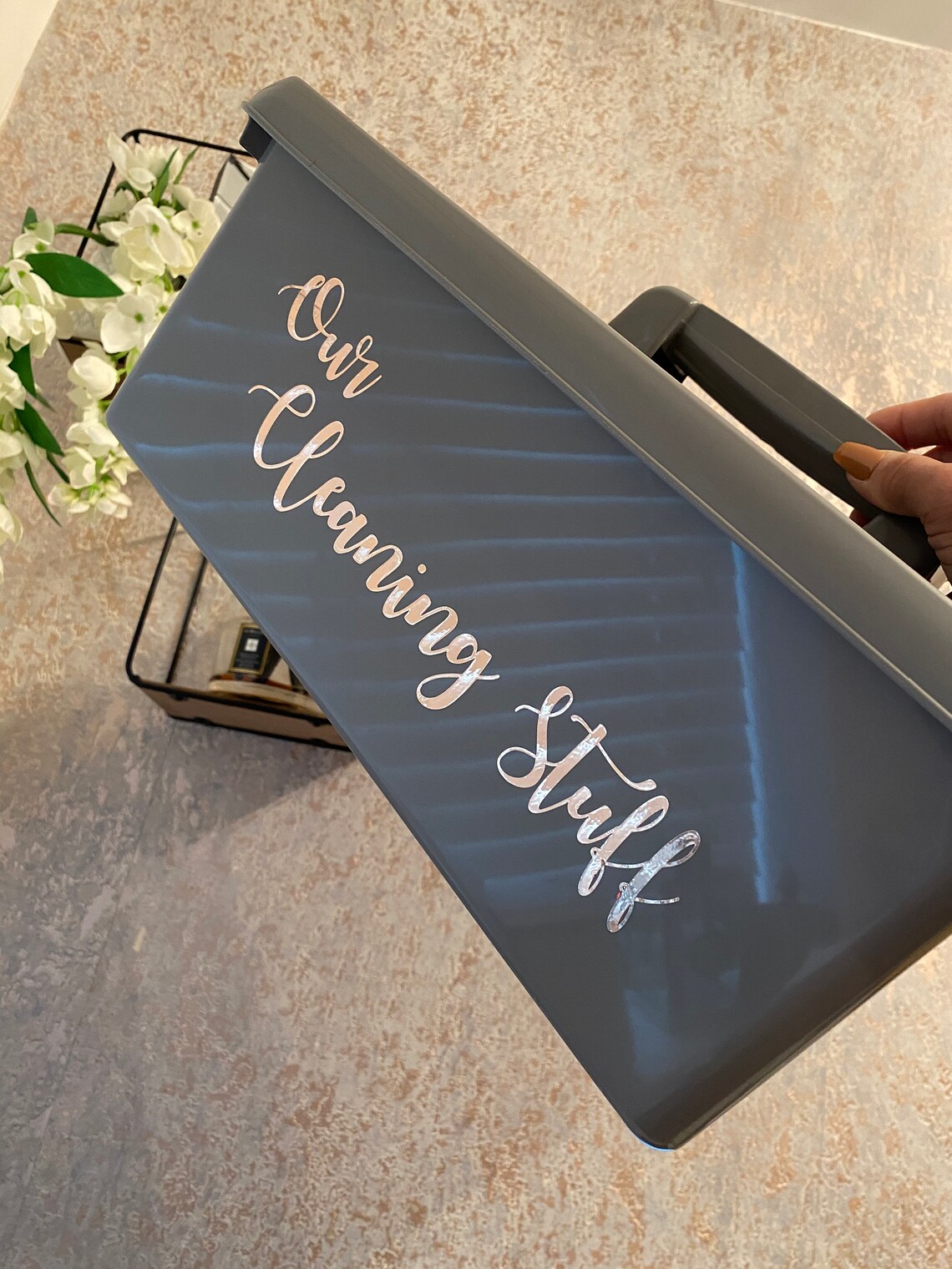 Large cleaning caddy Etsy