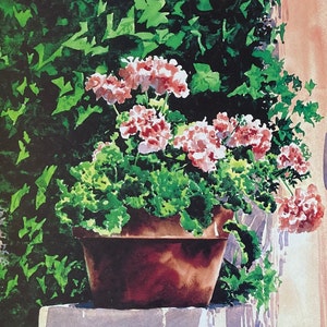 Chalmers Street, Charleston, Potted Flowers, Geraniums. image 2