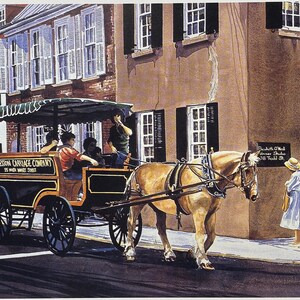 Charleston Horse & Carriage. Framed or Unframed. image 2