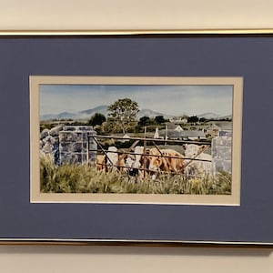 Bessie's Family. Pastoral scene of cows. Farm life. image 1