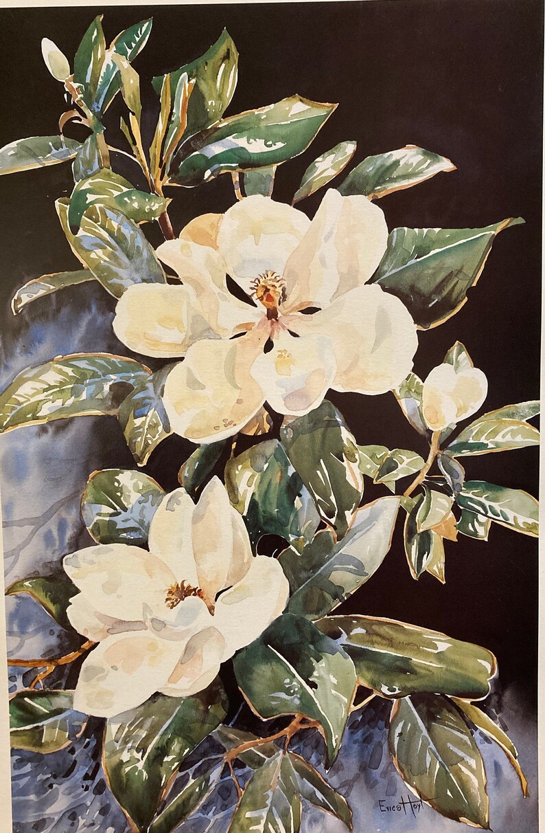Elegant Magnolias II. Southern blossoms image 1