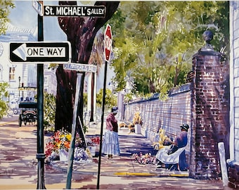 St. Michael's Alley in Charleston