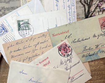 Lettere vintage/lettere scritte a mano del 1900