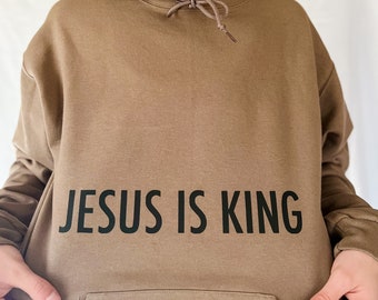 Jesus is King Hoodie Etsy UK