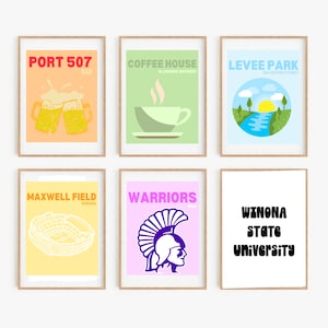 Winona State University 5 Descargas digitales de impresiones