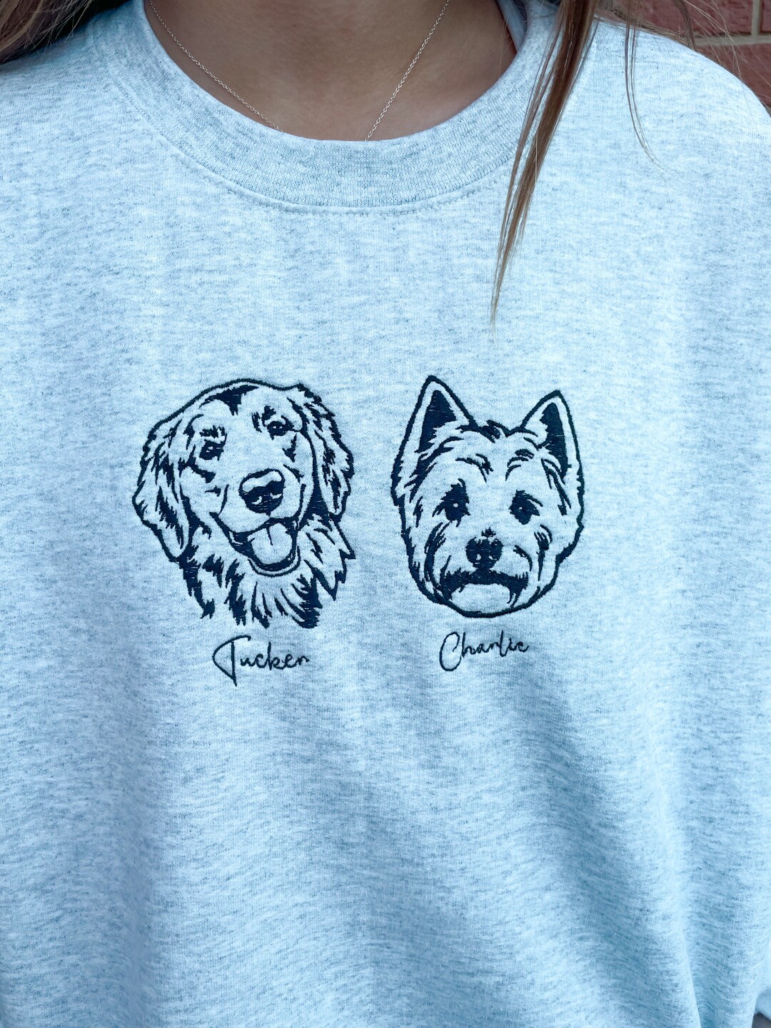 Henry the Dog Embroidered Tee by Me & Henry