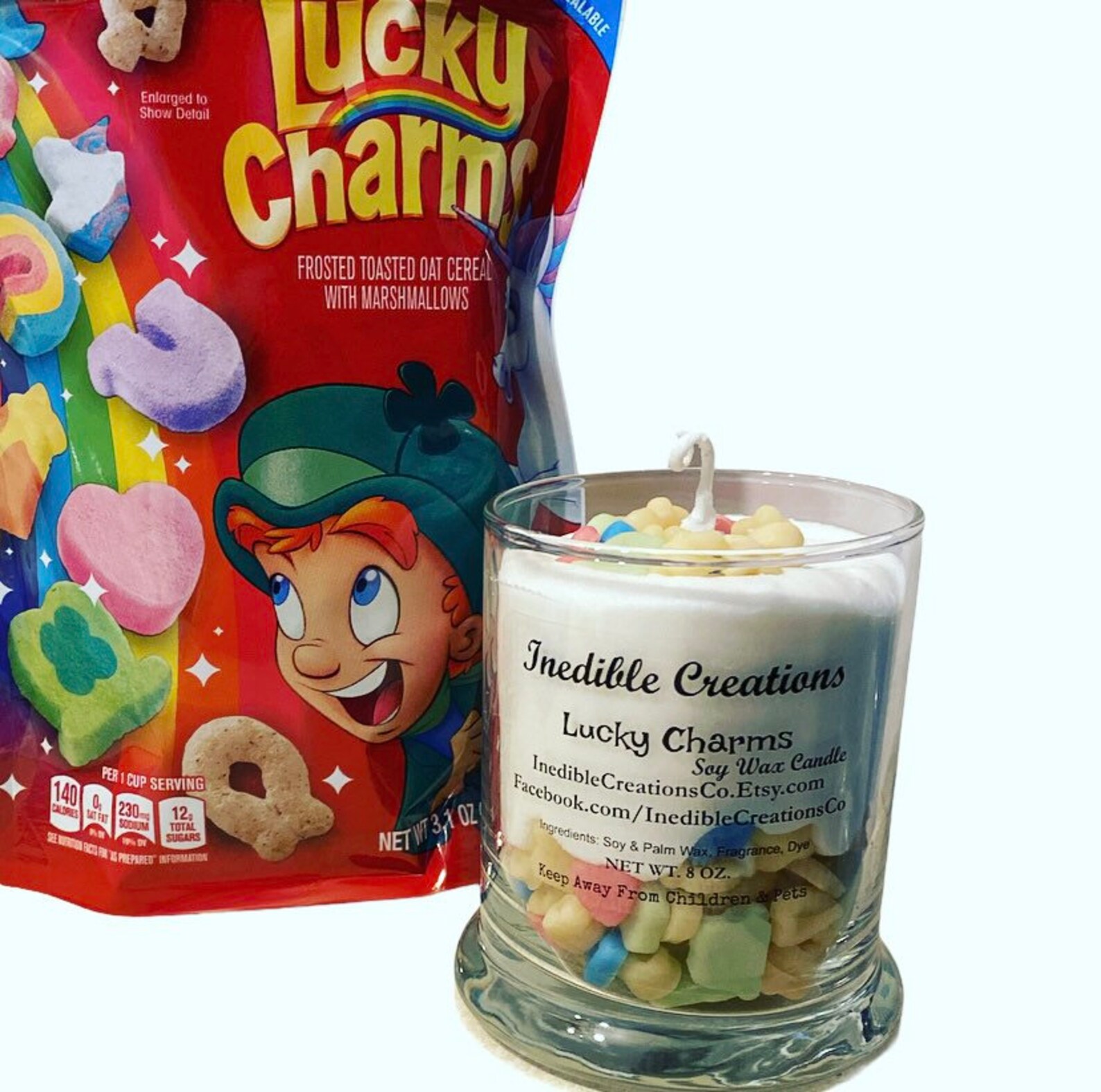 Cereal Scented Soy Wax Candles Dessert Candles Scented Decor Etsy