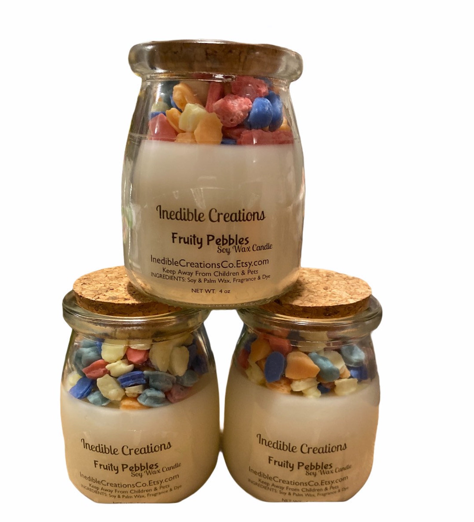 Cereal Scented Candles Highly Scented Soy Wax Candles Etsy