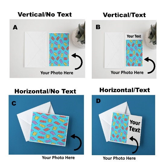 Custom Greeting Card Custom Card Custom Photo Card Etsy