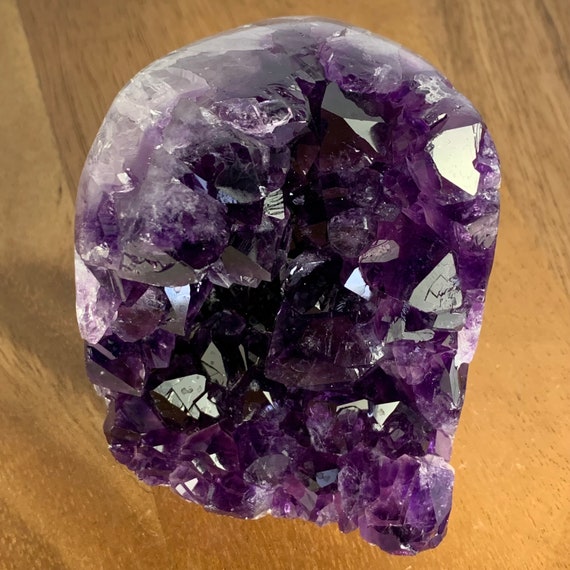 極濃紫AAA✨ウルグアイ産 アメジスト クラスター ドゥルージー結晶 671