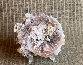 Melkweg Chalcedoon Regenboogagaat Chalcedoon Cluster Geode Roze/Lichtpaars Kwarts Ruwe geode Healing Stone Energy K1046