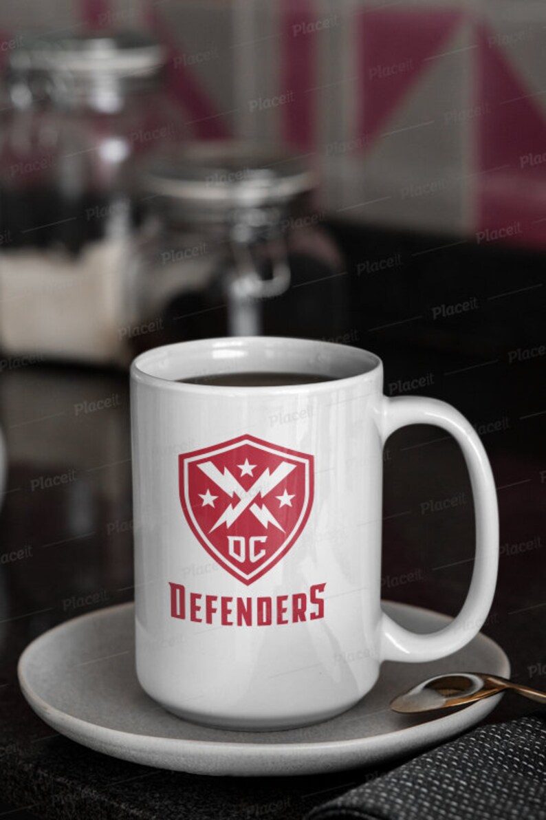 DC Defenders SVG. XFL Football Team Logo and Cut File for Etsy