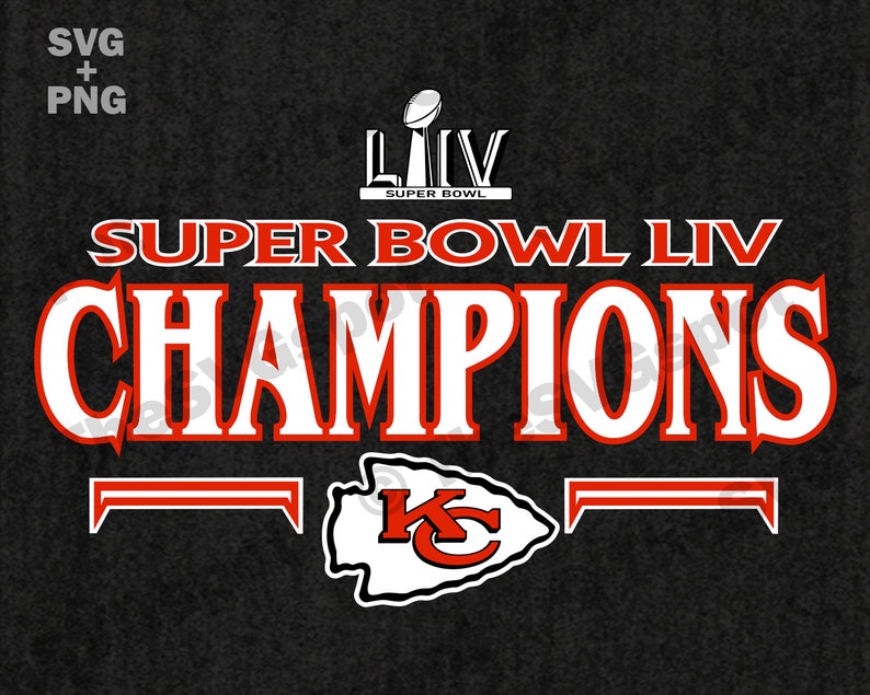 Kansas City Chiefs 2020 Super Bowl Champions SVG. Top Quality | Etsy
