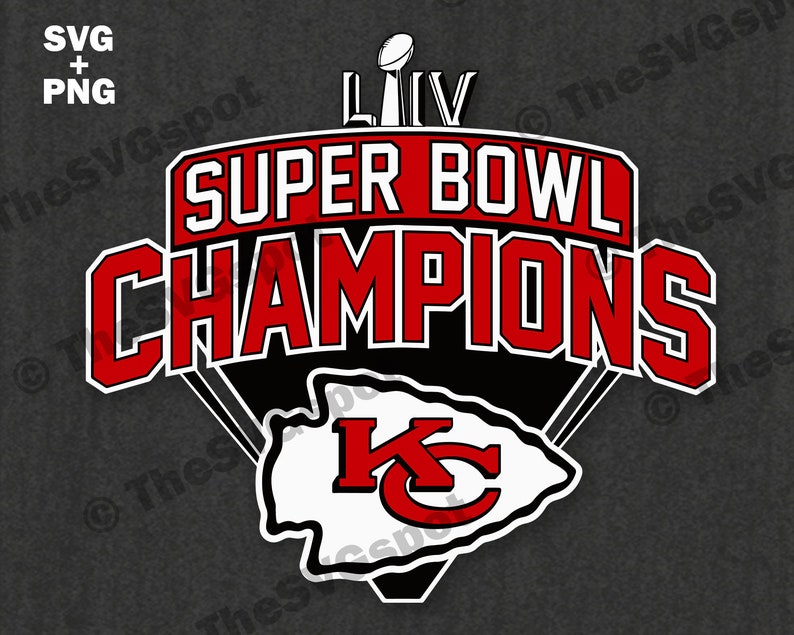 Kansas City Chiefs Super Bowl 2020 Champions SVG & Cut File | Etsy