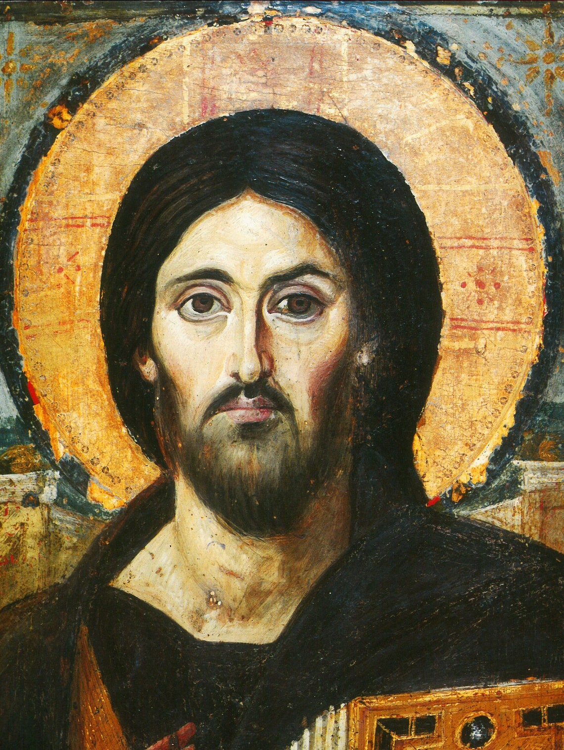 Jesus Christ Icon Sina Handmade Greek Orthodox Icon of Jesus - Etsy