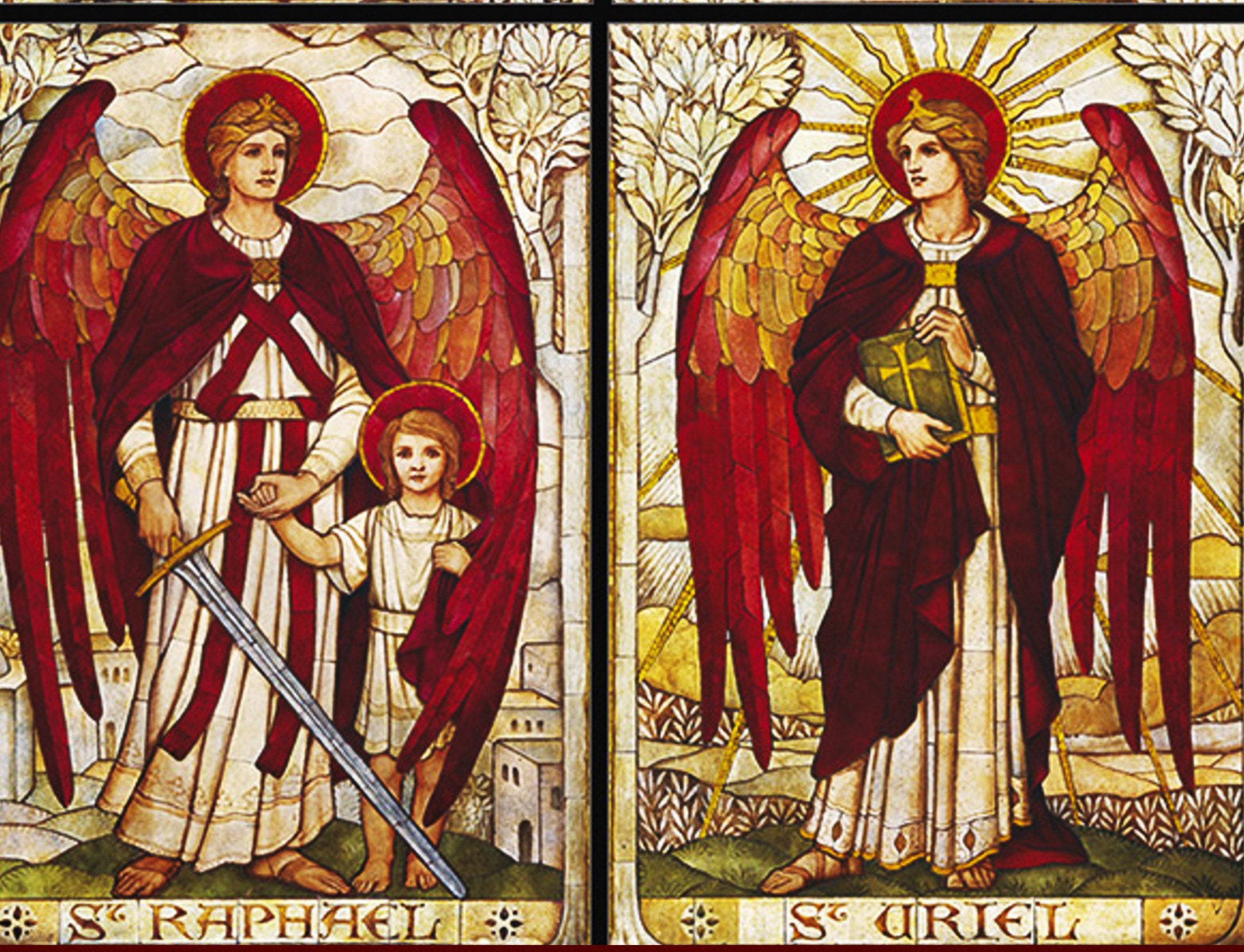 The Four Archangels icon Handmade Greek wood plaque icon of Etsy