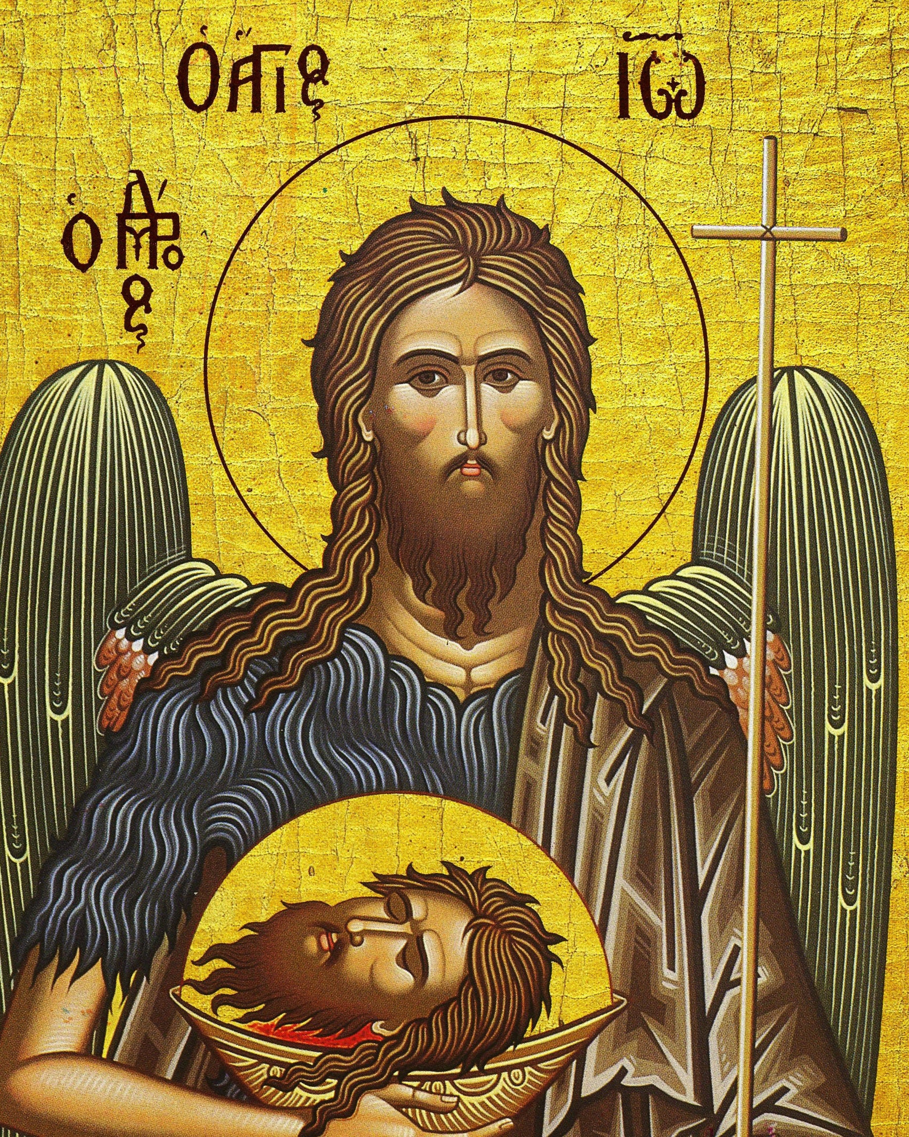 Saint John Icon Handmade Greek Orthodox Icon of St John | Etsy