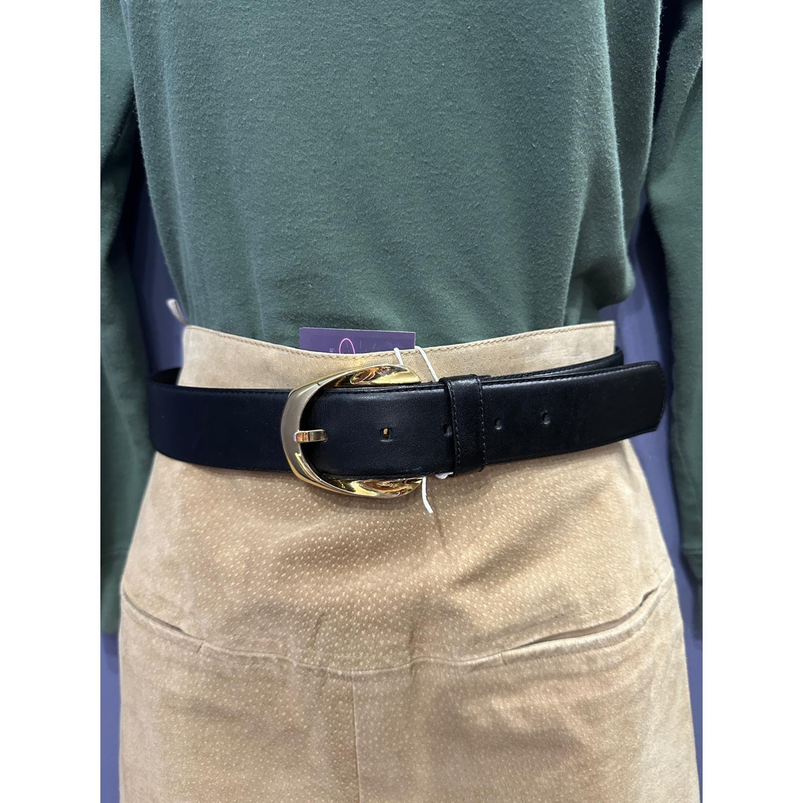 Black 90s Women Belt - Etsy display picture 1