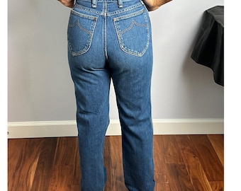 Wrangler jeans vintage jaren 70 hoge taille denim klassieke westerse stijl dames 27 x 34