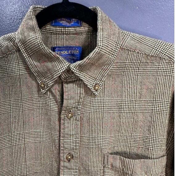 Pendleton Sir Pendleton Wool Plaid Button Down Sh… - image 1