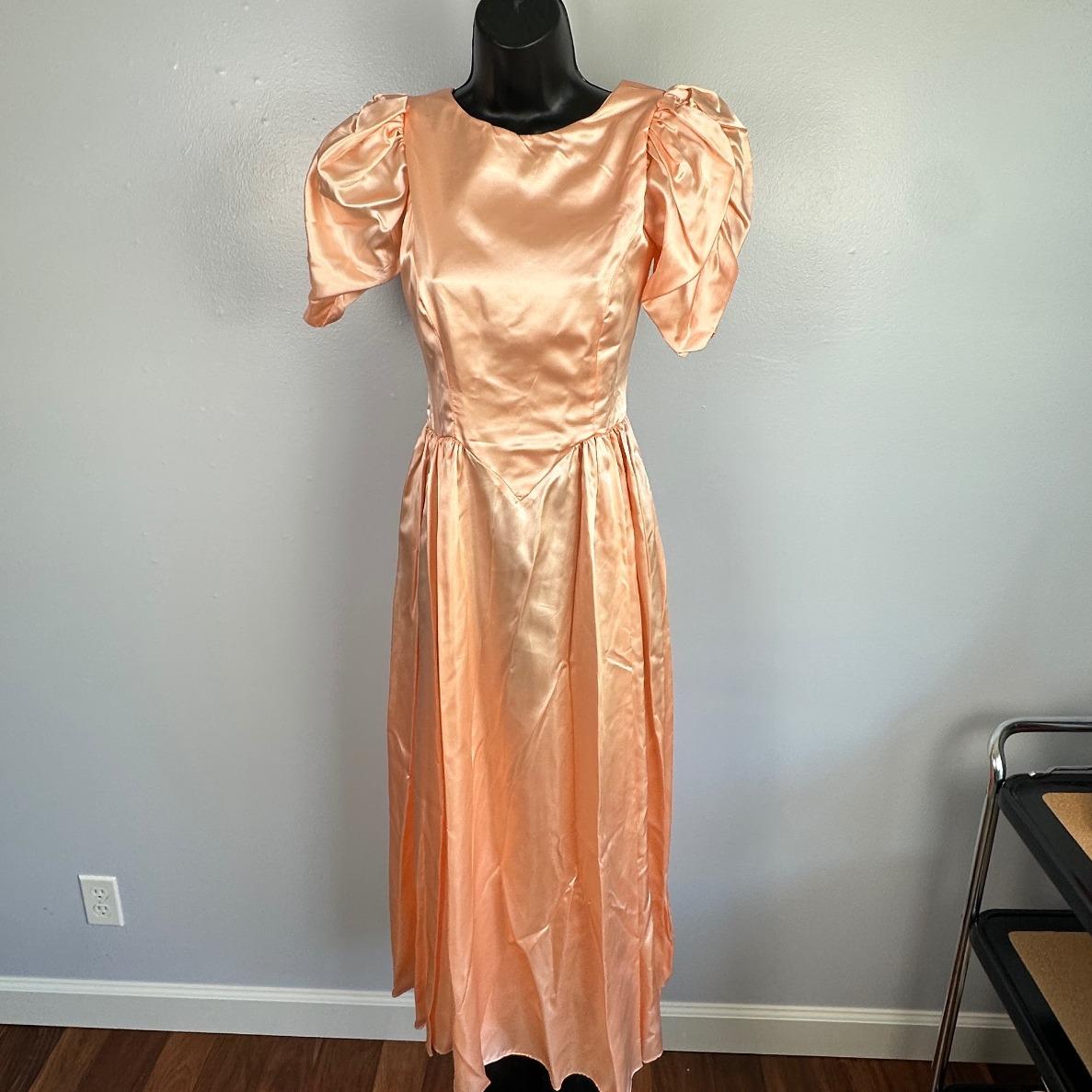 blue dress for baby girl Peach One Shoulder Pleated Chiffon Slit Floor Length Bridesmaid Dress