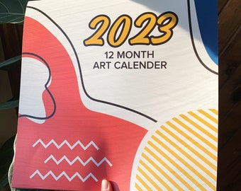 2023 - 12 Month Artist Calender