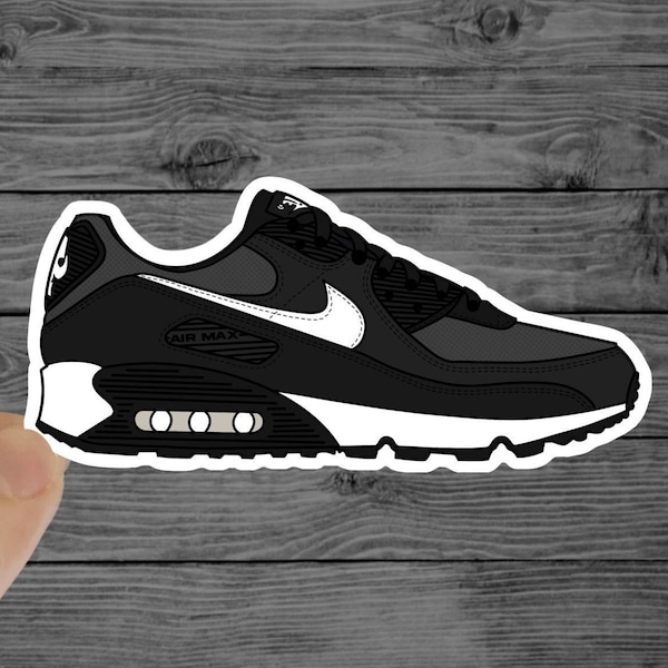 Nike Air Max 90's Sticker, Nike, Nike Shoes, Nike Sticker, Nike Shoes Sticker, Air Max Sticker