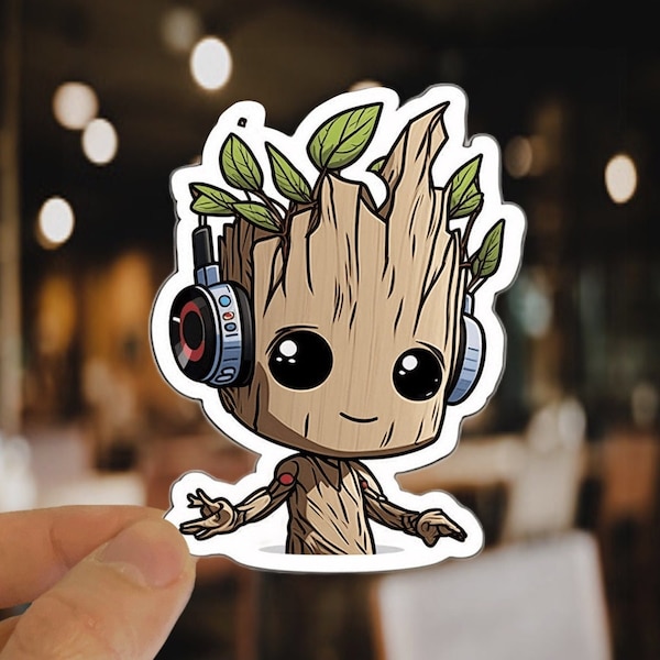 Baby Groot, Groot, Guardians of the Galaxy, Disney, Disneyland, Sticker, Stickers, Marvel, Super hero