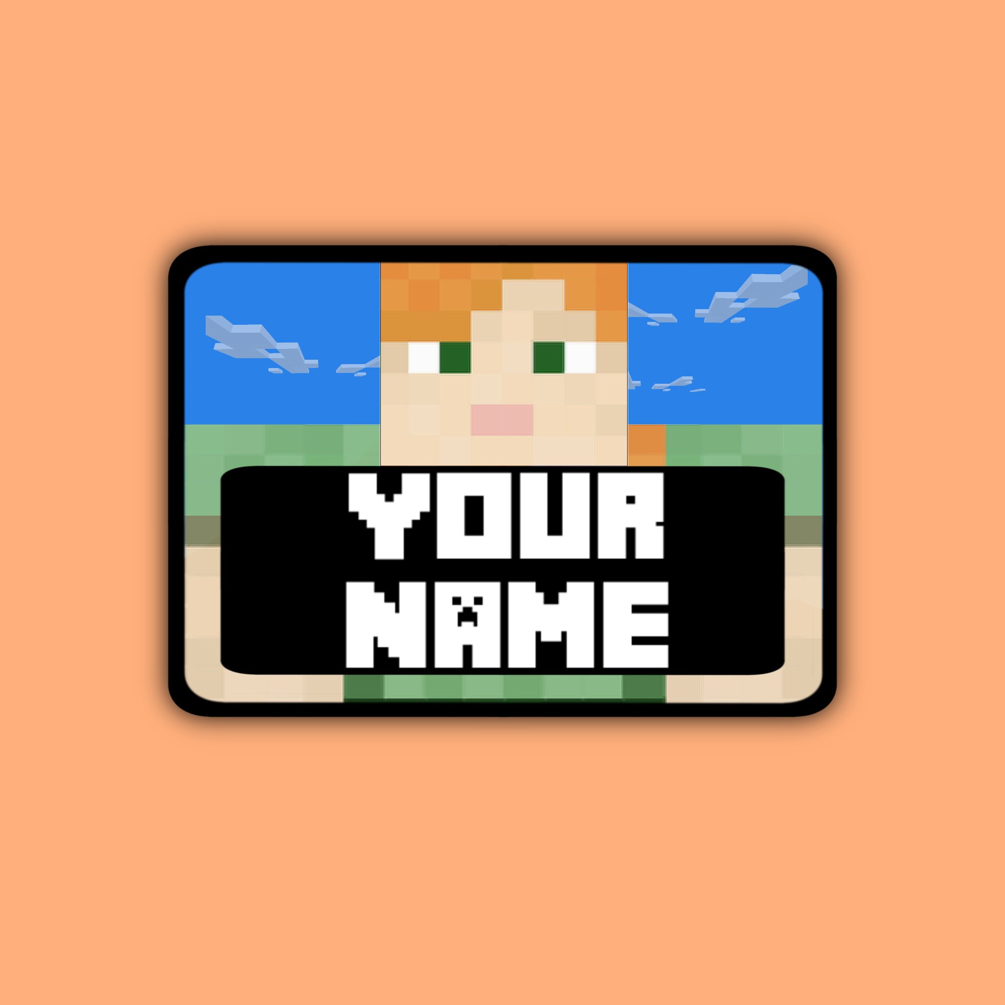 Creeper, Minecraft, Name Tags, Tags, Item Tags, School, Sticker, Back